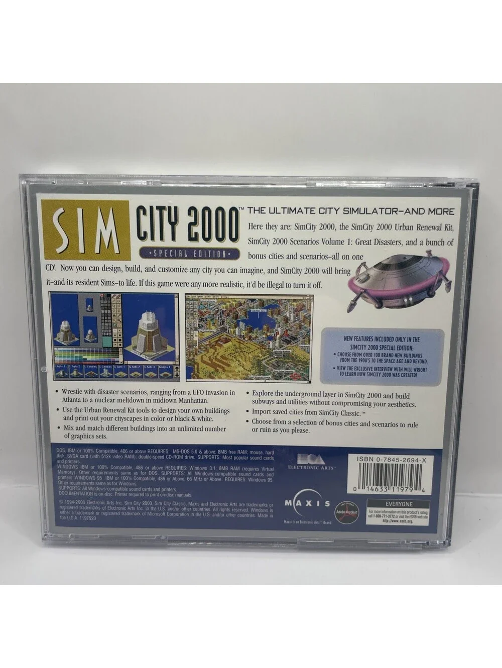SIM CITY 2000, Special Edition, 1994-1998, The Ultimate City Simulator, by Maxis